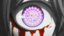 Ciel's contract seal on his eye. 