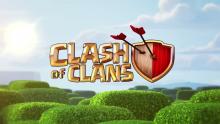 The classic logo of Clash of Clans