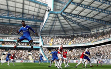 Dazzling stadium graphics make the game more realistic