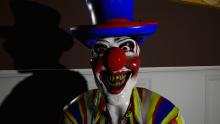 A creepy clown