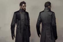 Adam Jensen’s futuristic clothing is a result of thorough research and labor.