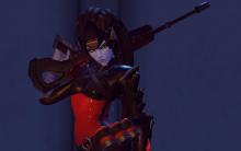 Widowmaker's Noire skin came with preordering Overwatch.