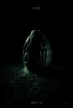 One of the posters for Alien: Covenant, depicting the dreaded image of a xenomorph egg.