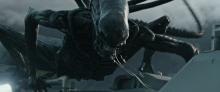 In the trailer, we do see the xenomorph we all know and love... but it's a lot bigger than we remember it.