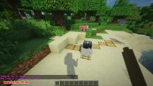 A minecart with a monster spawner inside of it from Creative Plus