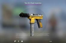 This is one of the nicest looking Tec-9 skins I’ve seen, with the cool black and yellow contrast!