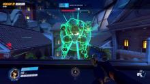 D.Va throws her mech bomb for massive damage and huge kills