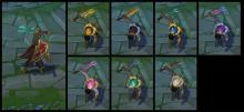 Pyke’s skins all of multiple color variations