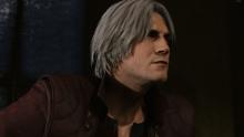 Screenshot of Dante in a cutscene