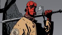 Hellboy does what he must to defend against the dark forces lurking in the shadows.