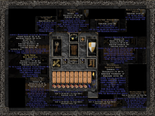 Some Diablo 2 gear stat craziness. This game taught me math.