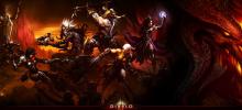 All of the playable classes in Diablo 3