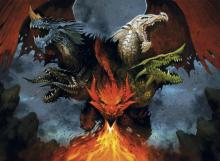 Tiamat, the most iconic D&D dragon