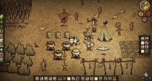 In Don't Starve Together you can gather more food, but that's more mouths to feed.