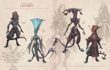 The Lizards, prideful and loyal to their own, are an exotic and most ancient race.
