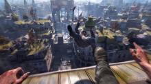 Use parkour style moves to land on zombies and break your fall