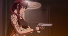 Guns are Revy's specialty.