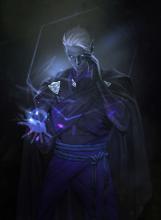 The Shadow Hand Graviturgist, a gifted wizard of the Kryn Dynasty.