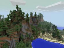 Minecraft-wooded-mountains-biome