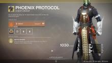 Pheonix Protocol exotic chest armor.