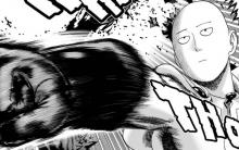 Beating his opponents is so easy that Saitama doesn't even need to make a cool face when punching them.