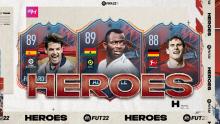 Here are some of the Heroes card on FIFA 22