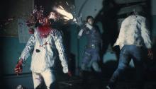 Leon can blow these zombies to pieces with a pistol. Imagine the power trip when you get the shotgun!