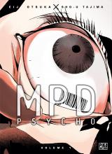 This thrilling cover for MPD Psycho shows a barcode imprinted on an eyeball