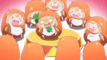 Umaru Having a personal party with herself