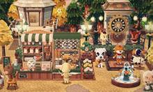 This campsite design by astrid_ac on Reddit pictures the perfect little pastry shop run by Marshal.