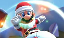 Here's Mario as Santa from the Winter Tour.