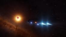 Gazing at a beautiful binary star