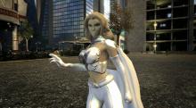 Many characters from different fandoms can easily be made in DCUO, including Marvel Telepath Emma Frost also known as the White Queen