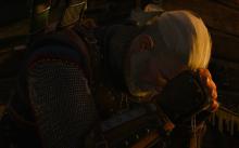 Geralt in the bad ending.
