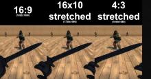 Even at stretched, the 16 x10 resolution prefers quality over quantity. Doesn't mean 4:3 stretched is bad though.