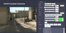 A virtual crosshair generator (not in-game)