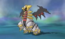 The player encounter Giratina in Ultra Space while having Palkia and Dialga on their team