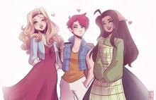 Girls from Harvest Moon