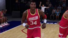 Fans can equip Hakeem's post moves and dominate down low like the Dream.