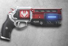 Just a regal Legendary Hand Cannon in red and white
