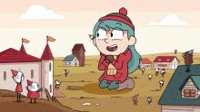 When conflict arises, Hilda is there to protect everyone.