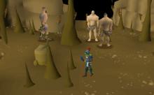 Hill Giants are one of the best training spots for F2P players