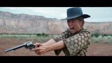 A deleted scene featuring Rosamund Pike, from the movie hostiles.