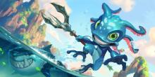 Here comes Fizz, attacking you with his friend Longtooth