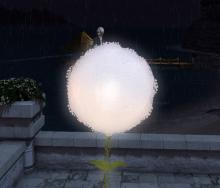 Fluffy pink cloud mallow mount from Moogle Beast Tribe