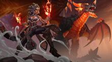 Imani with her dragon slayer 