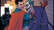 Superman killing the Joker in Batman comics