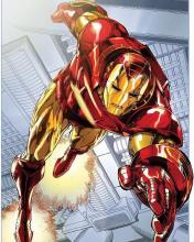 Iron Man flying