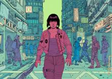 Once again, Josan Gonzalez captures the essence of our imaginations as we experience cyberpunk literature.