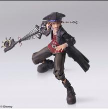 Here is a figure of Pirate Sora with the Wheel of Fate keyblade.